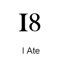 Letter I, Number 8